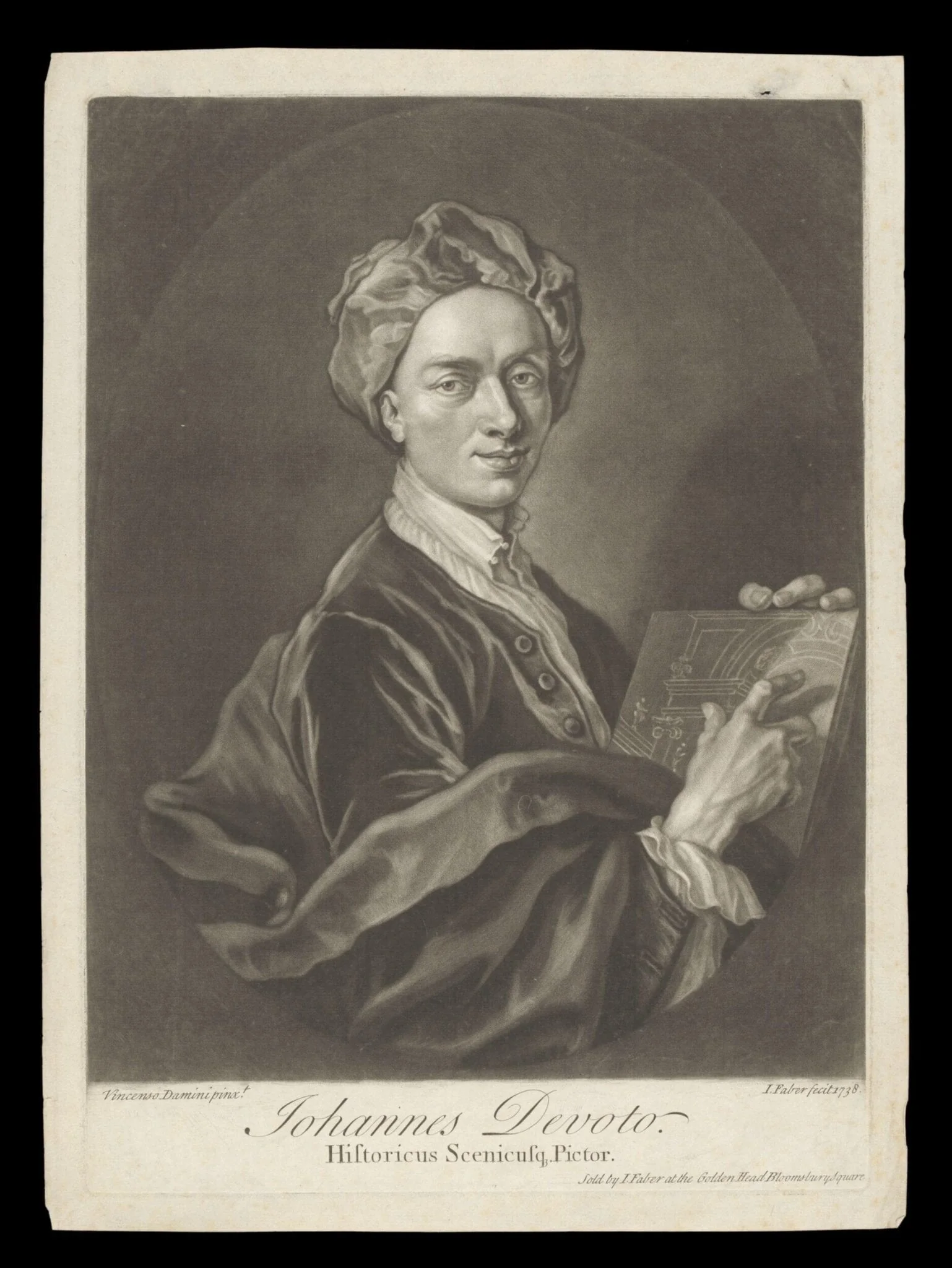 H Beard Print Collection, by Vincenzo Damini, 1738