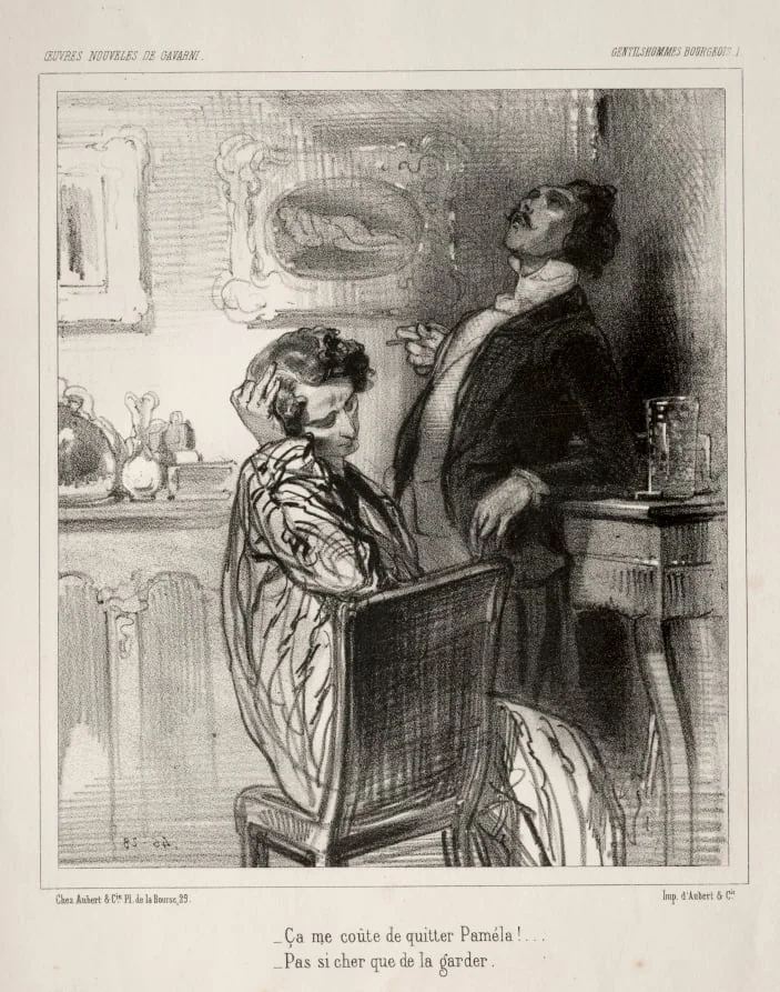 Gentils Hommes Bourgeois, by Paul Gavarni, 1846