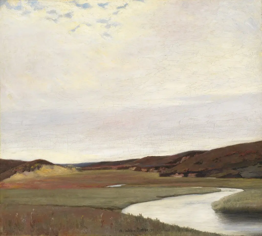 A Summer's Day by the River Karup, Jutland