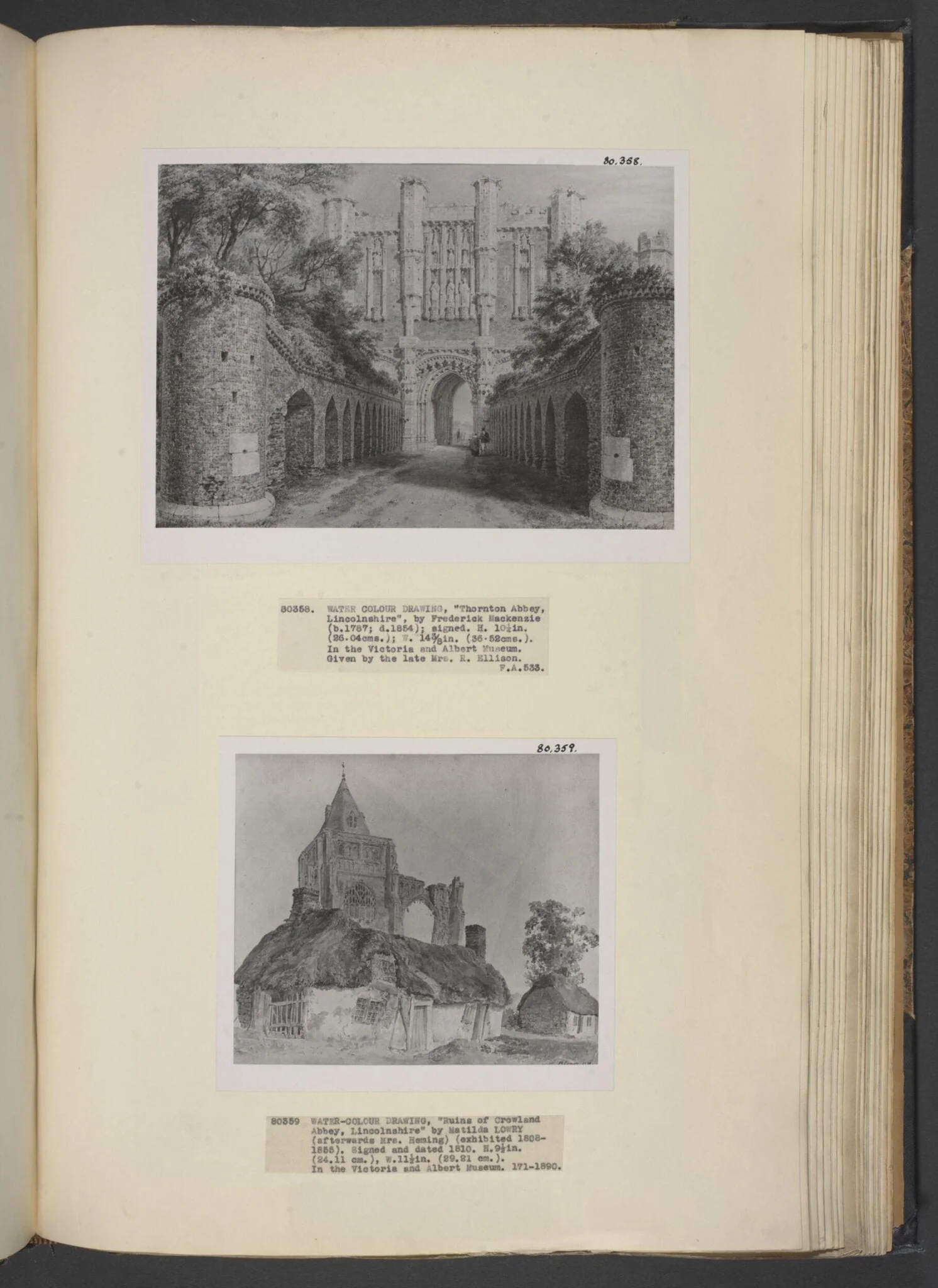Ruins of Crowland Abbey, Lincolnshire