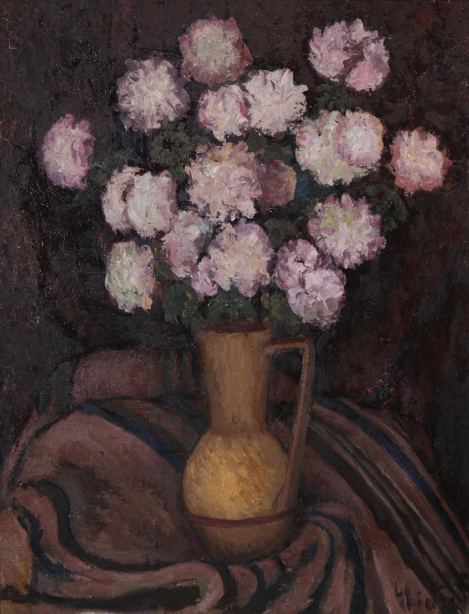 Flori (Vas cu flori), by Dumitru Ghiață, 1938