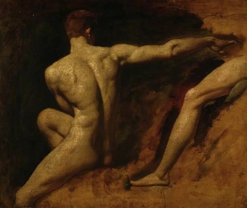 Two male nude studies