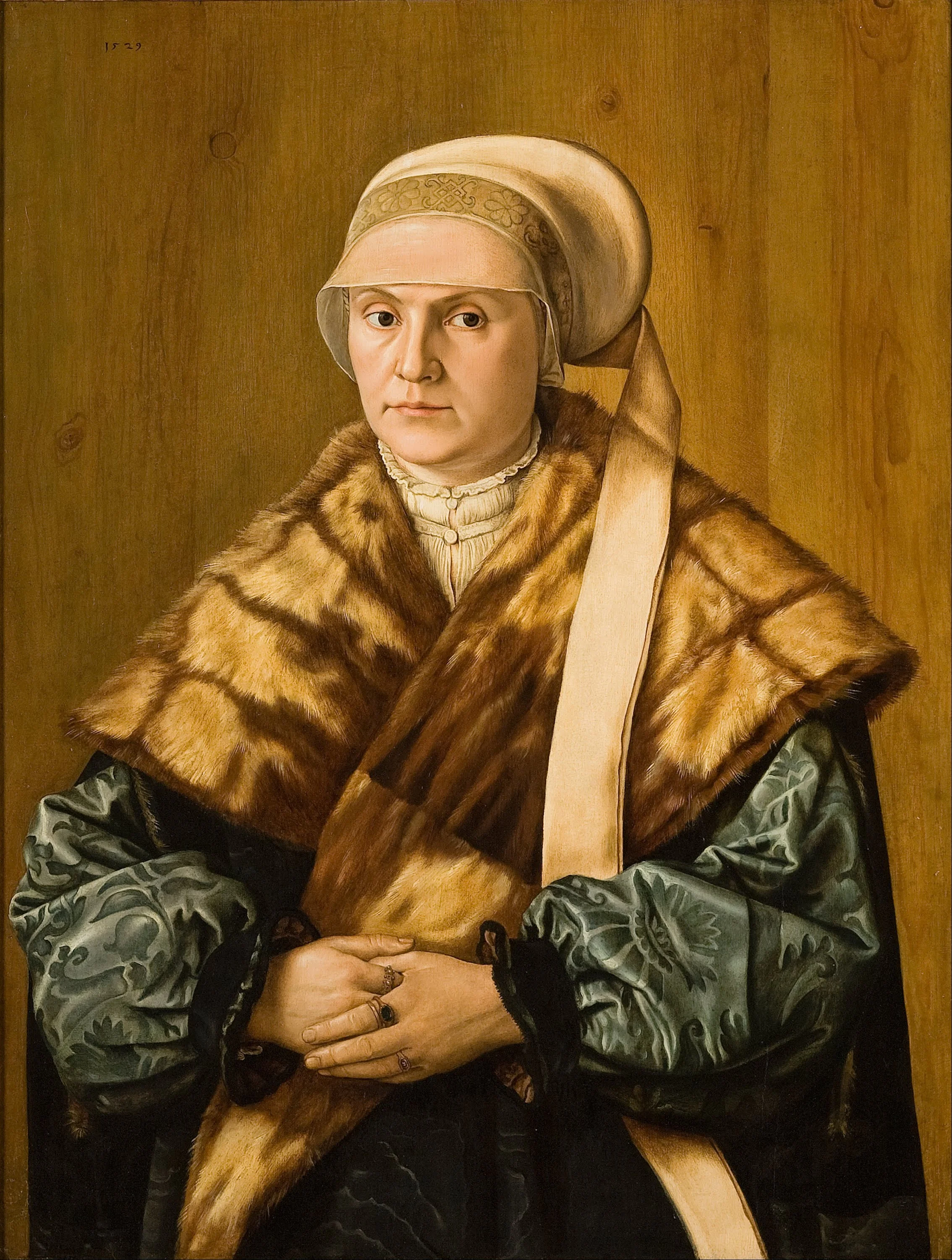 Portrait of a Woman, by Barthel Beham, oil, 1529
