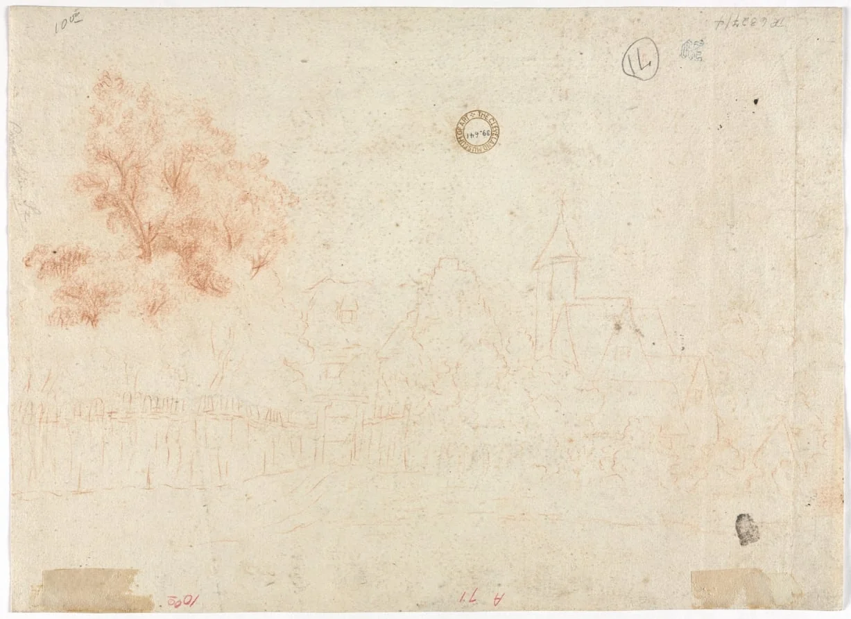 Sketch of a Village (verso)