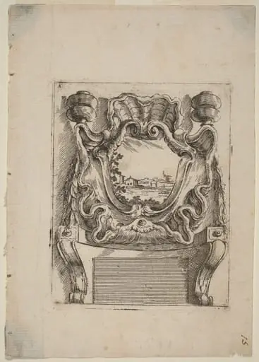Architectural Motif with a Landscape