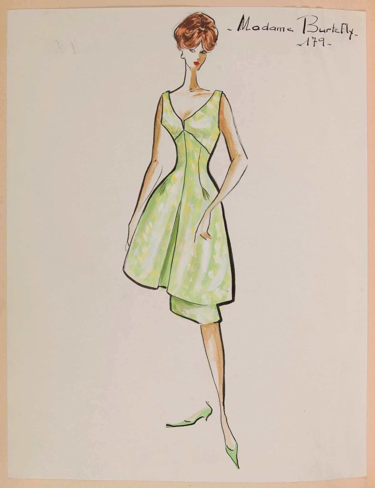 Madame Butterfly, by Carven, 1958