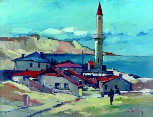 Peisaj cu geamie la Balcic