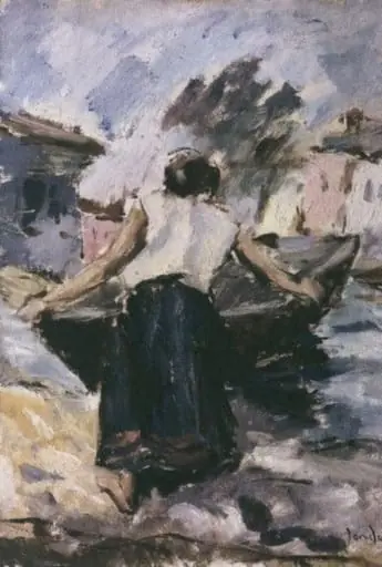 Femeie în port