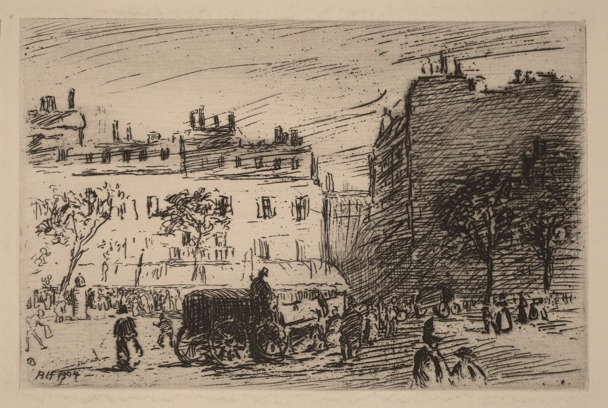 Paris Street Scene