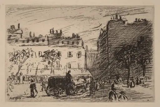 Paris Street Scene