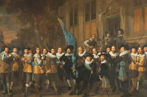 Officers and Other Civic Guardsmen of the IVth District of Amsterdam, under the Command of Captain Jan Claesz van Vlooswijck and Lieutenant Gerrit Hudde