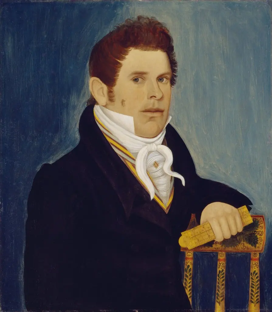 Man with Folding Rule