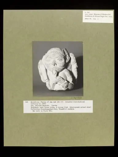 Plaster Cast of Terra Cotta Sculpture.  Yoruba.