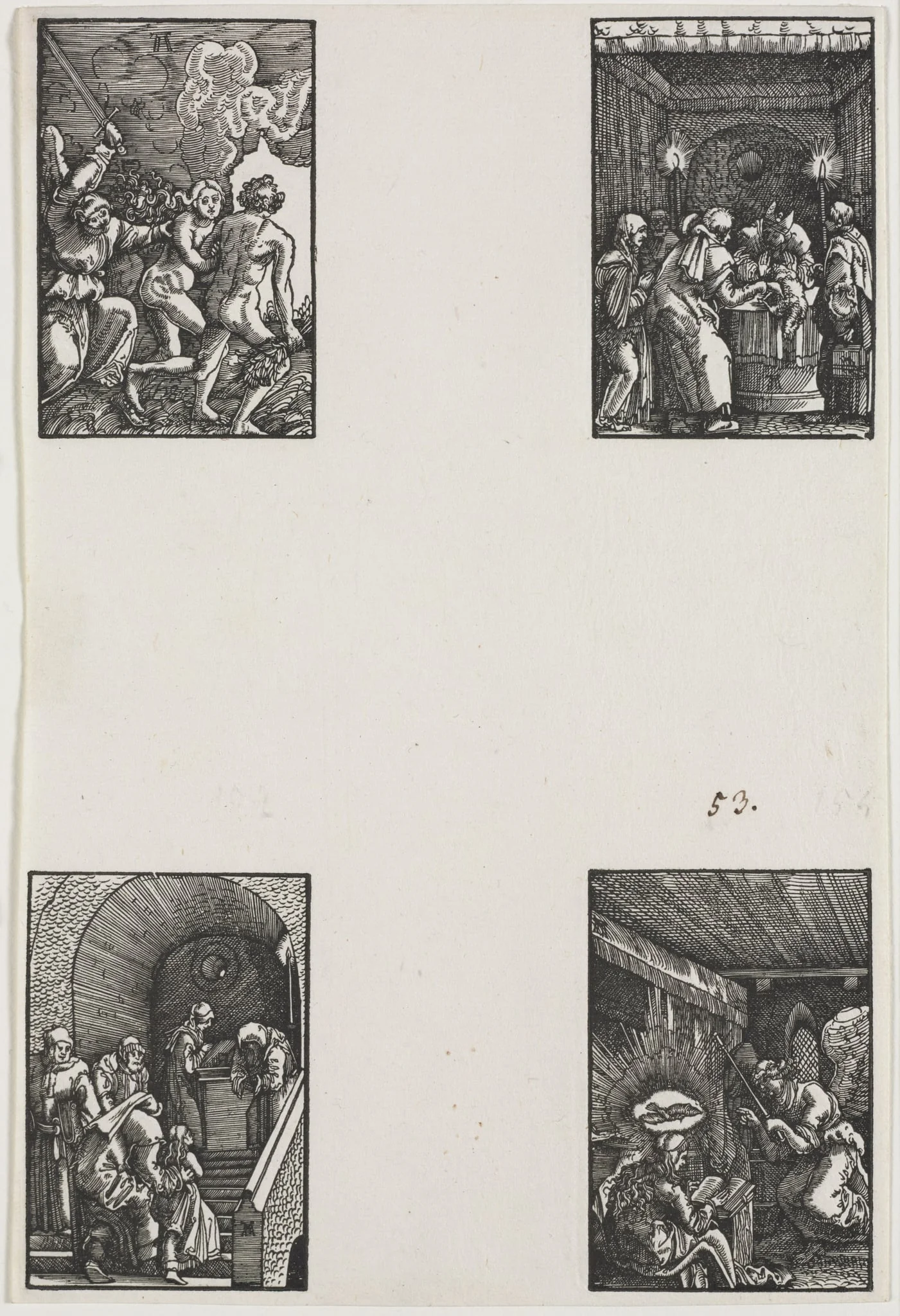 The Fall and Redemption of Man, by Albrecht Altdorfer, 1515