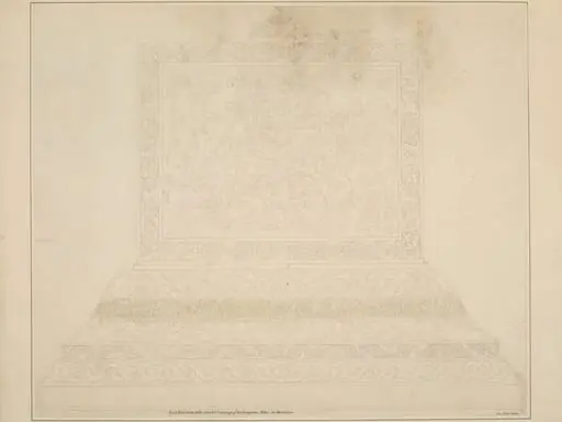 End elevation of the cenotaph of Akbar. Sikandra.