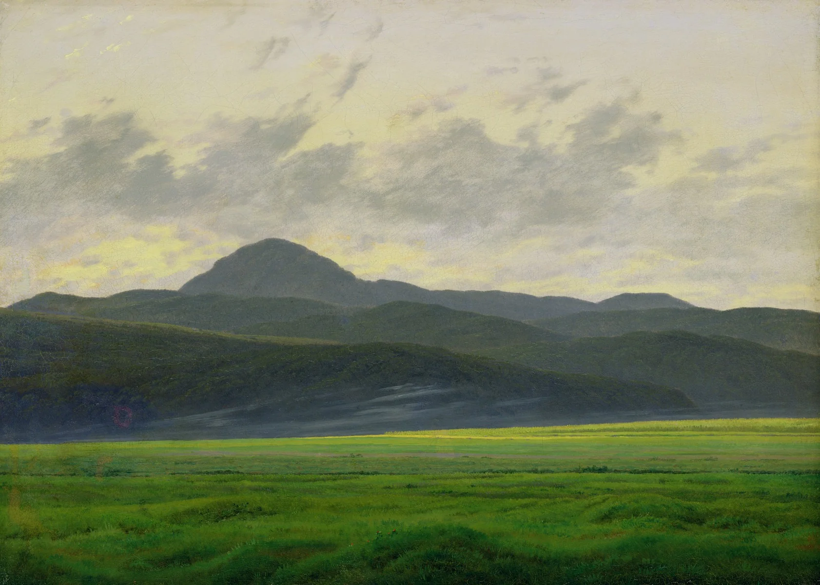 Mountain landscape in Bohemia