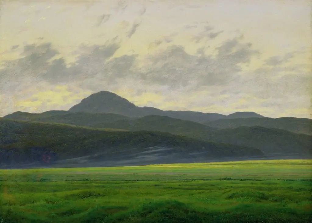 Mountain landscape in Bohemia