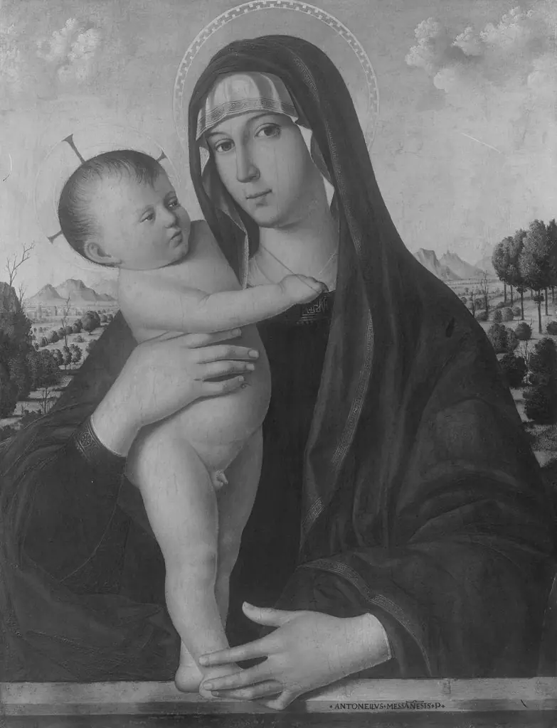 Mary with the child