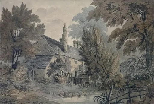 Landscape with House by a Pond