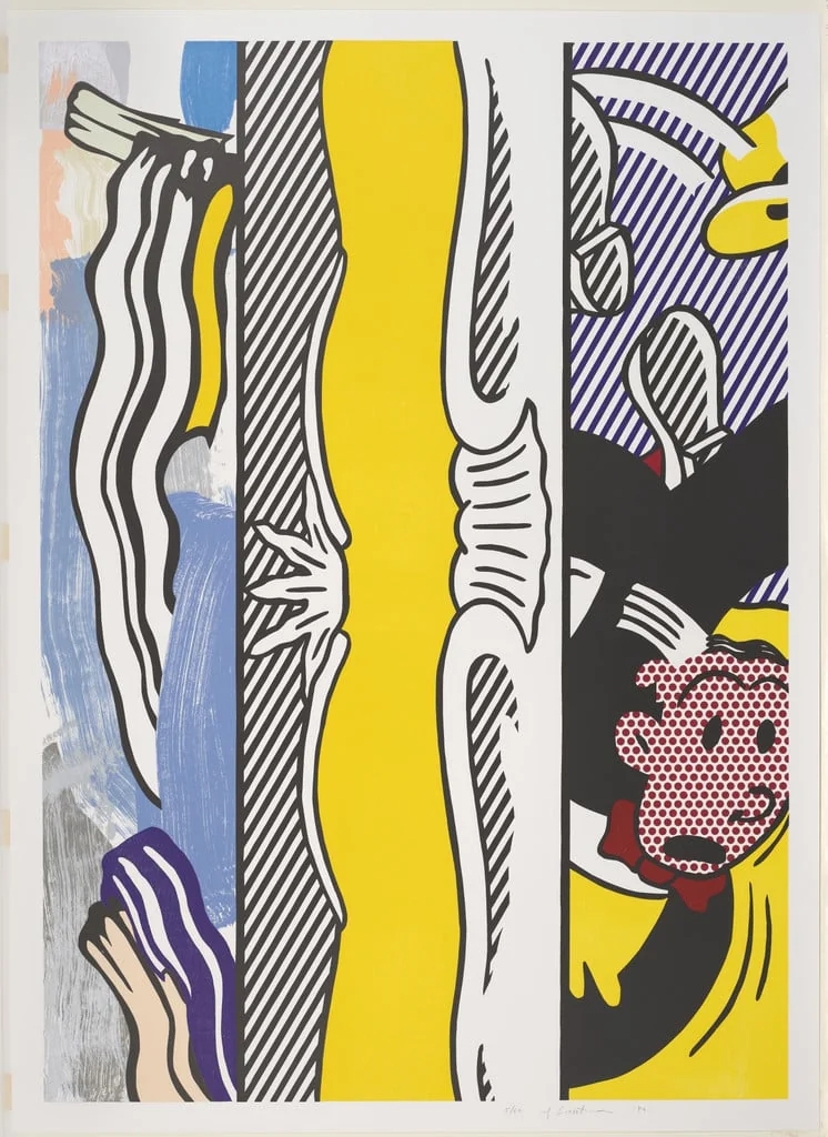 Untitled, by Roy Lichtenstein, ink, 1984