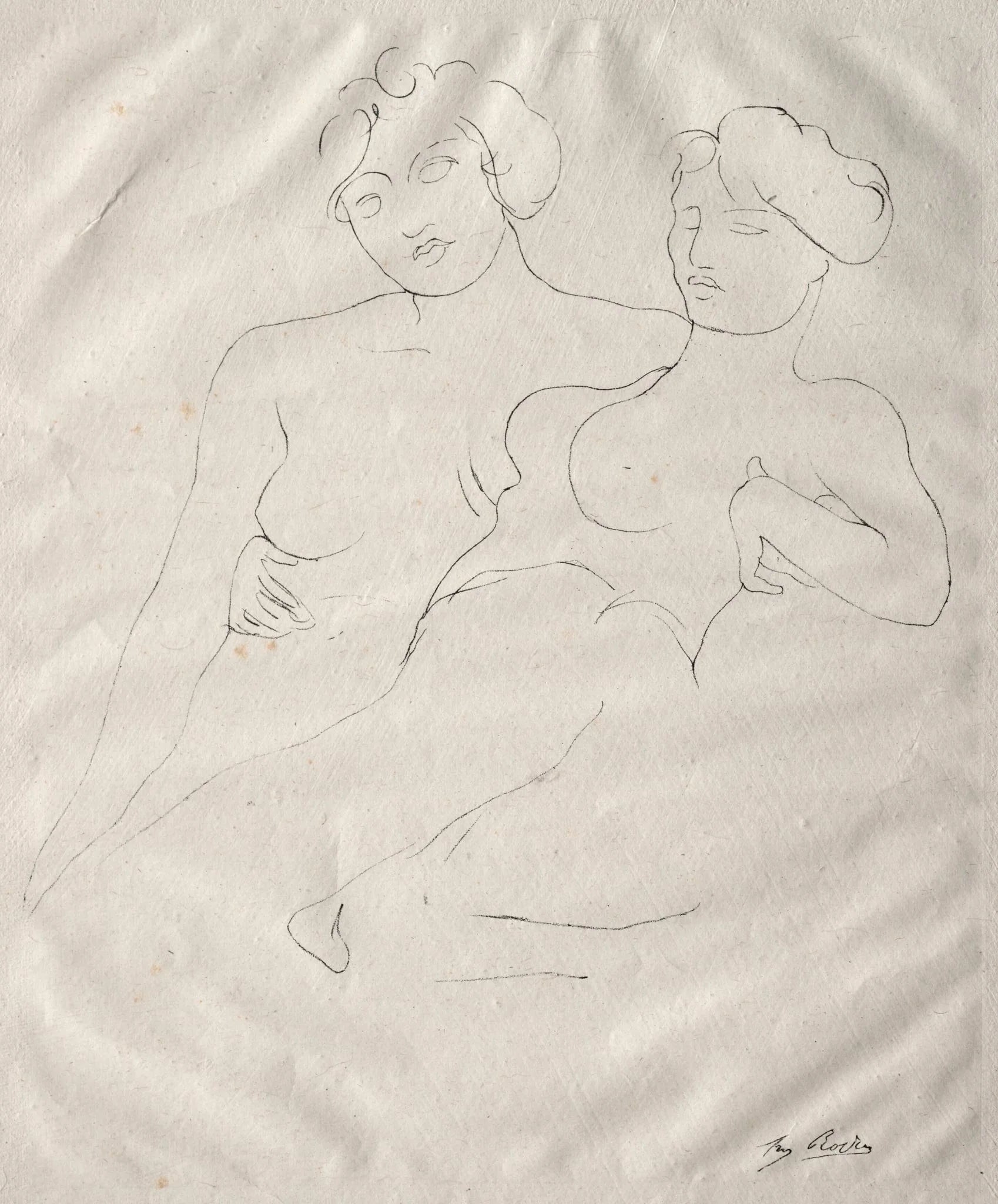 Two Figures, by Auguste Rodin, 1887