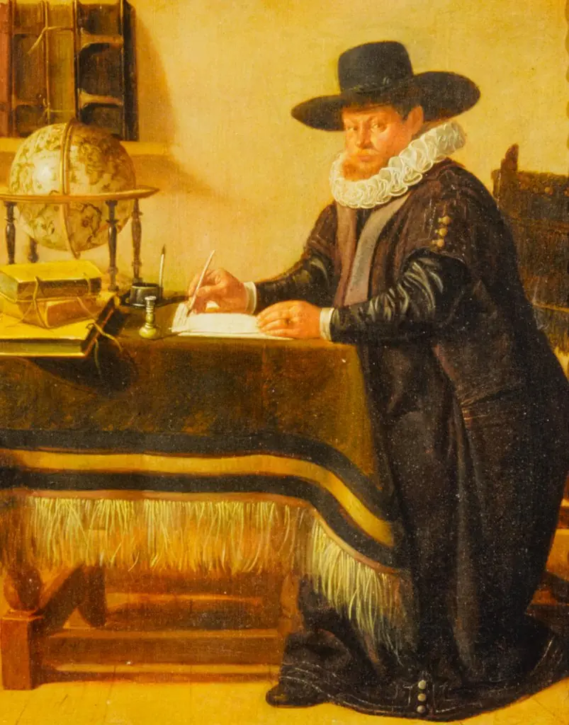 Portrait of Johan van Beverwijck (1594-1647) in his Study