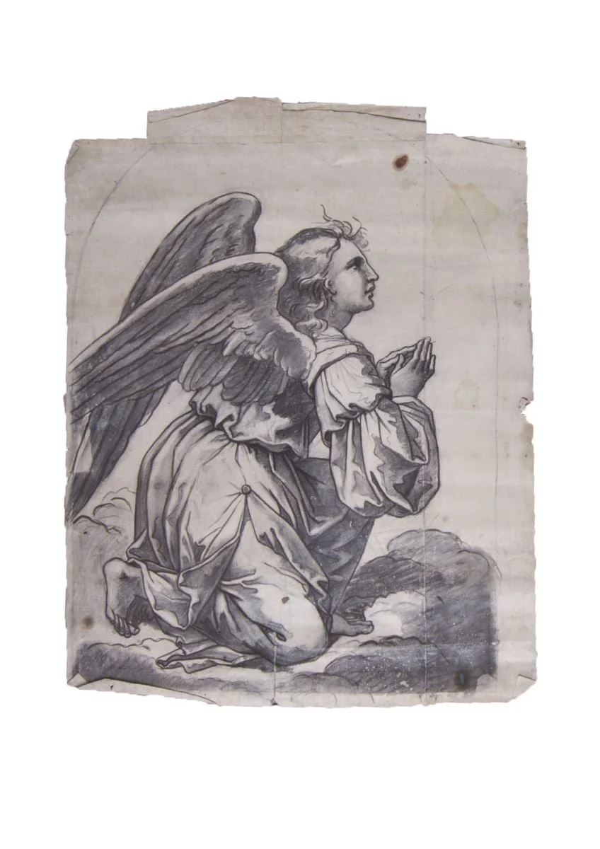Înger, by Gheorghe Tattarescu, 1867