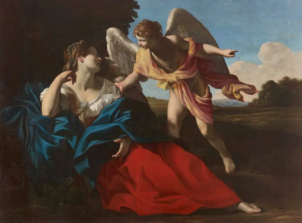 Hagar and the angel in the desert