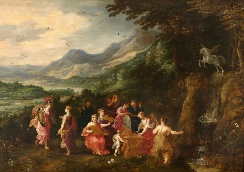 Minerva Visits the Muses