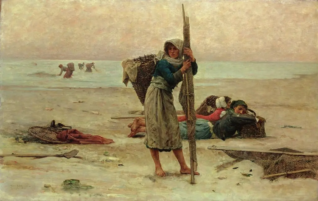 Oyster catching