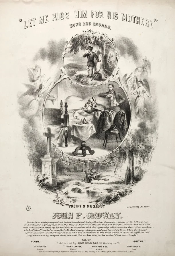 Let me Kiss him for his Mothers - Sheet Music Cover
