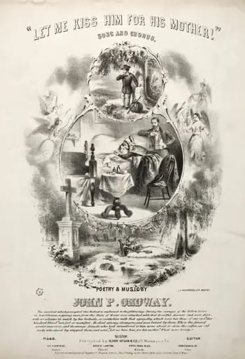 Let me Kiss him for his Mothers - Sheet Music Cover