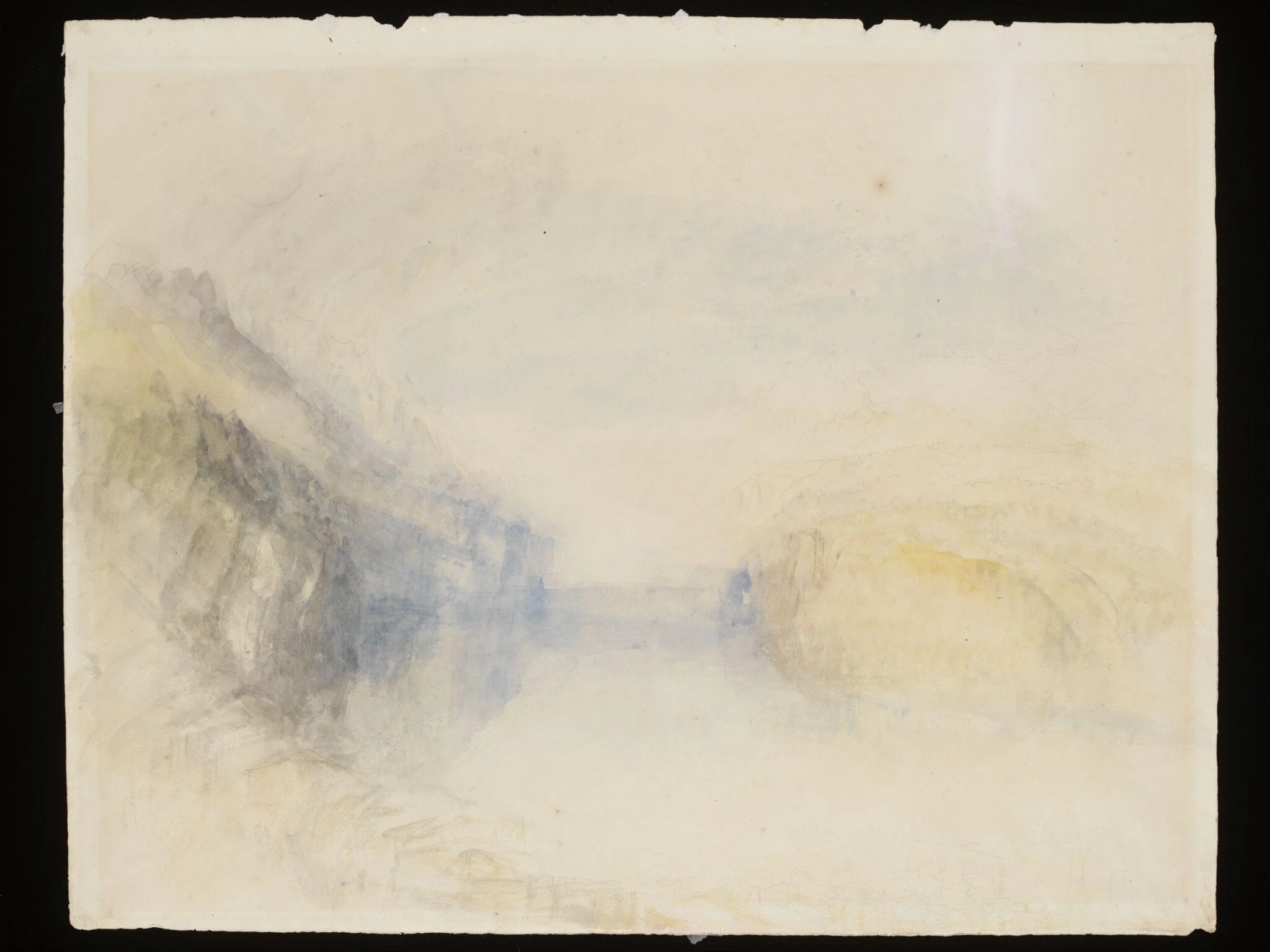 Lake of Lucerne, by Joseph Mallord William Turner, watercolor, 1850