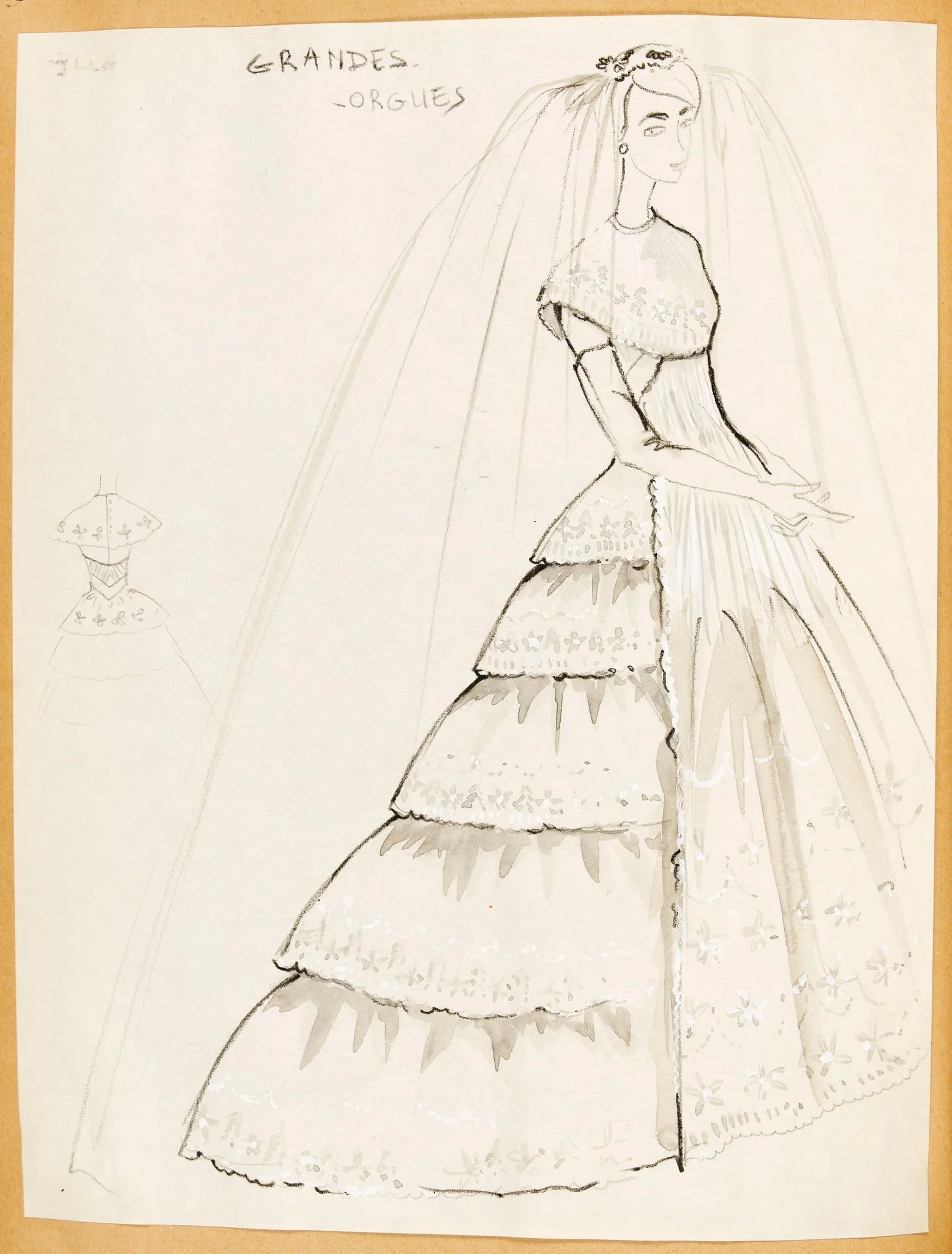 Grandes orgues, by Carven, 1957
