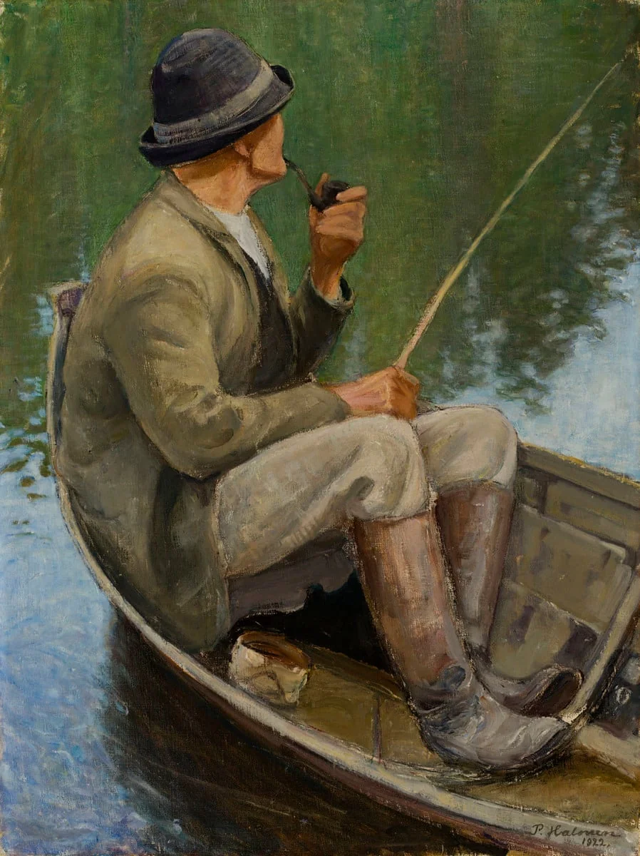 Onkimies, by Pekka Halonen, unspecified