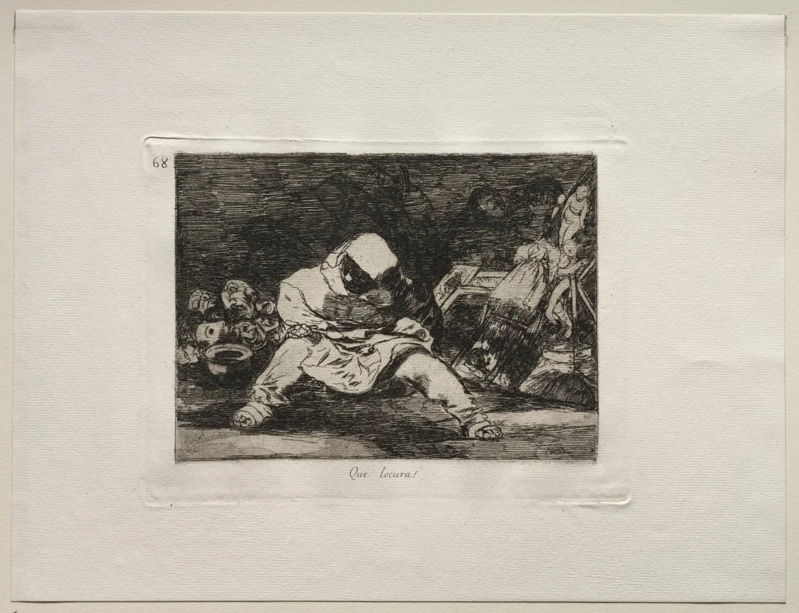 The Horrors of War:  What Madness!, by Francisco Goya, 1815