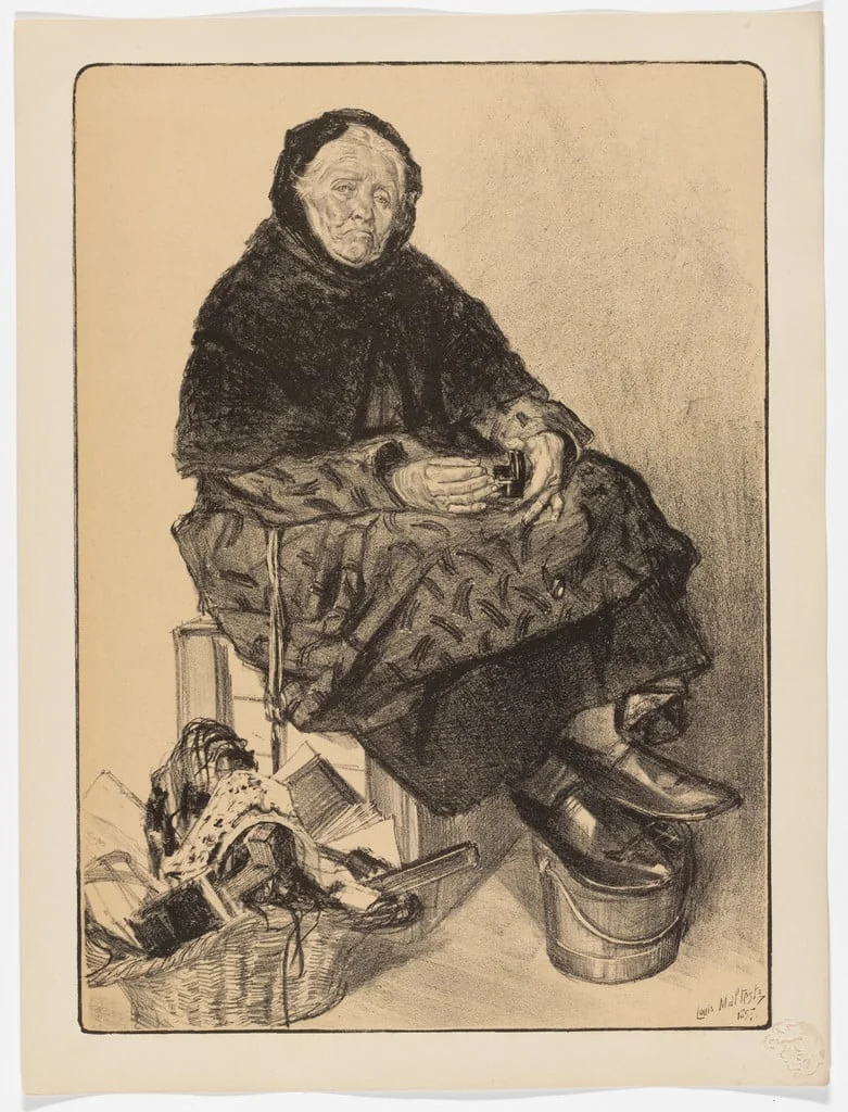 Untitled, by Louis Malteste, ink, 1897