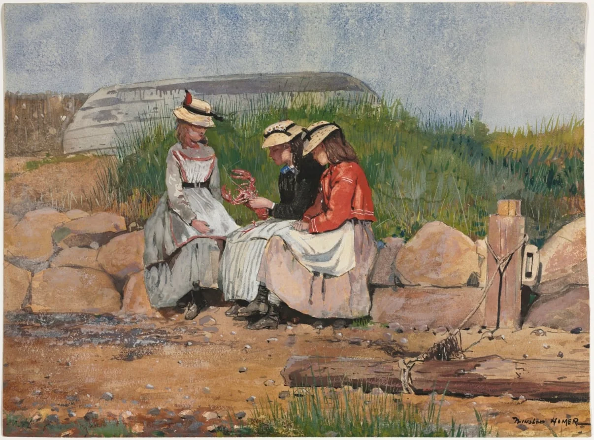 A Fisherman's Daughter, by Winslow Homer, 1873