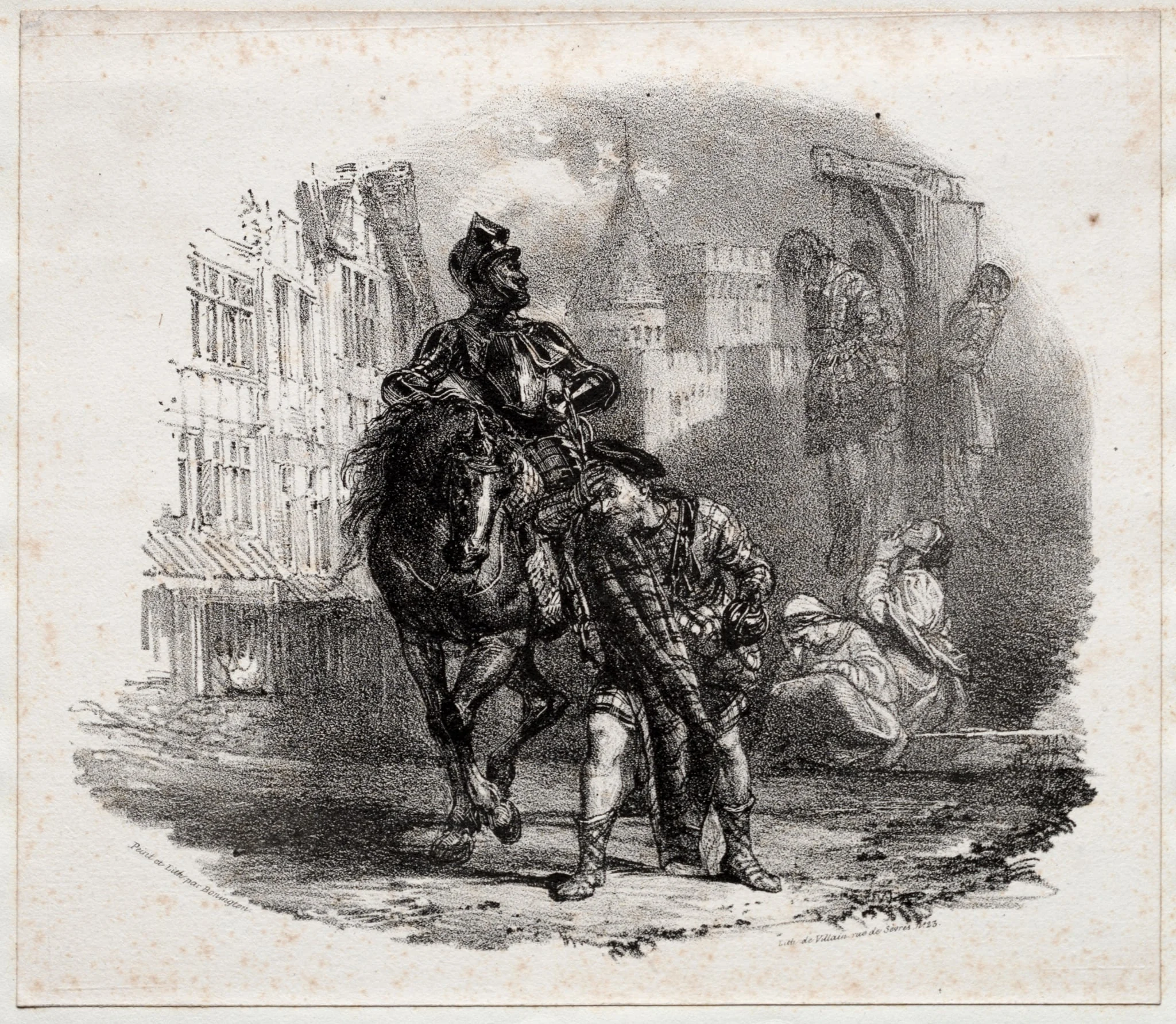 The Escape from Argyle Castle, by Richard Parkes Bonington, 1826