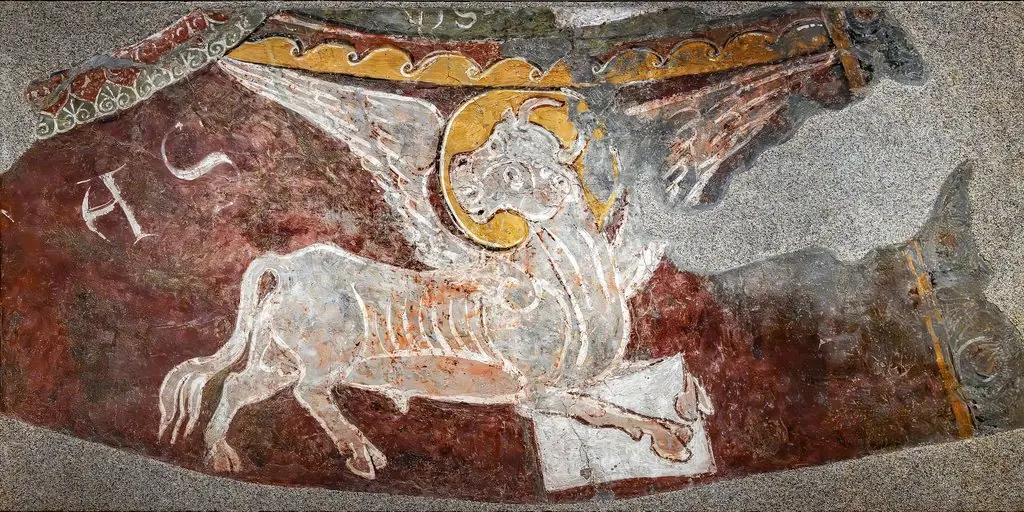 Winged Ox of Saint Luke from Sant Esteve d'Andorra