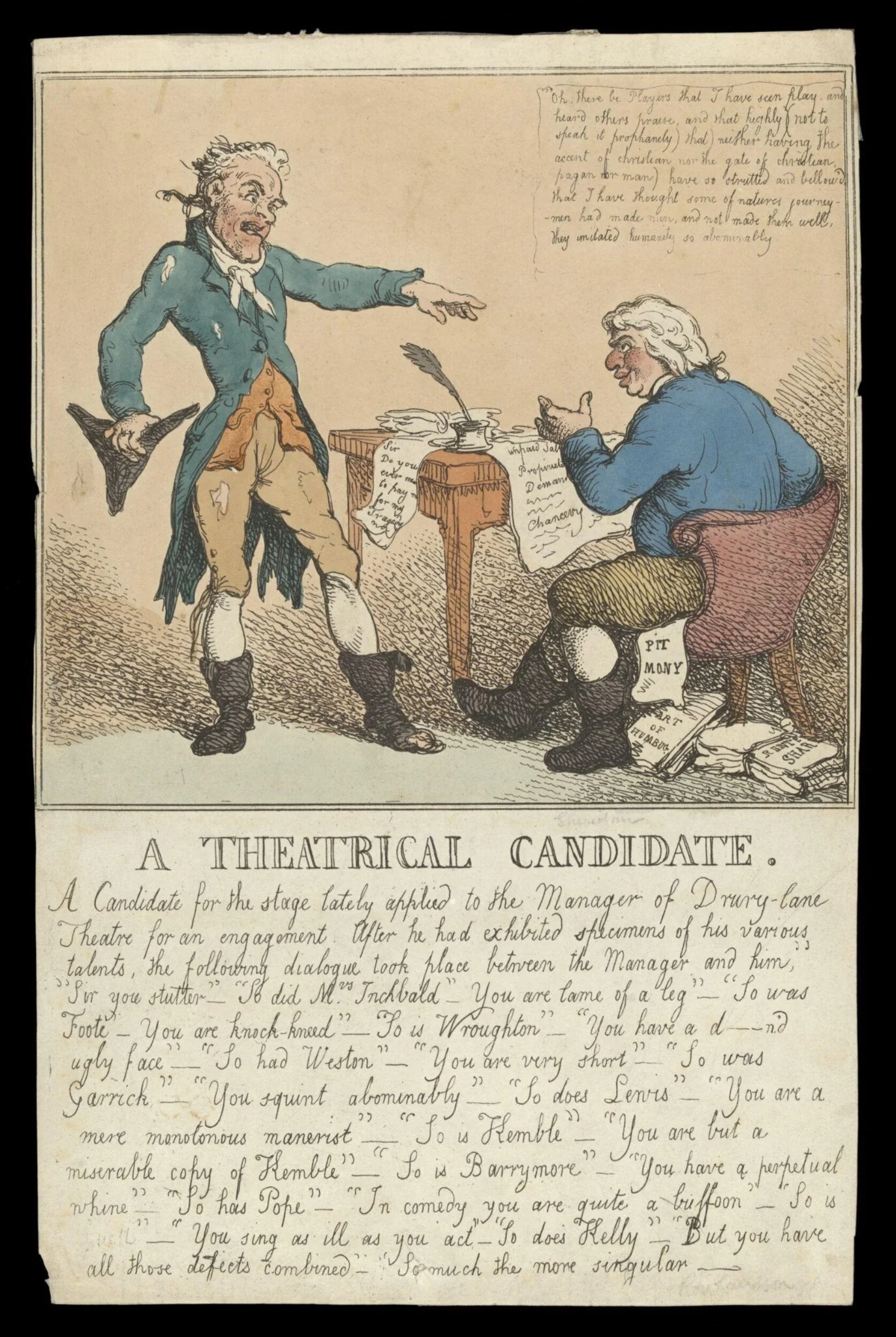 H Beard Print Collection, by Thomas Rowlandson, 1750