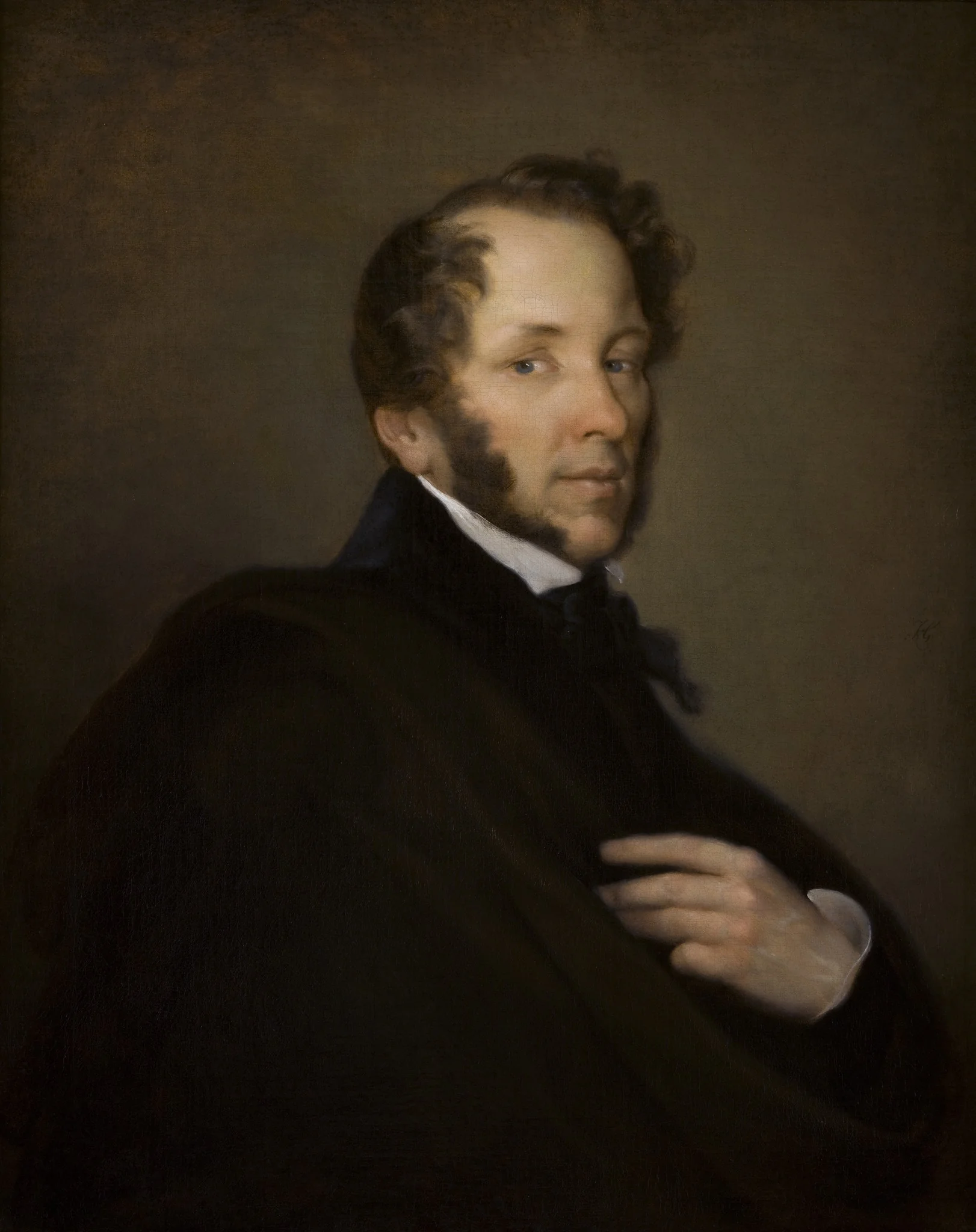 Portrait of Antoni Wentzel, by Rafał Hadziewicz, oil, 1853