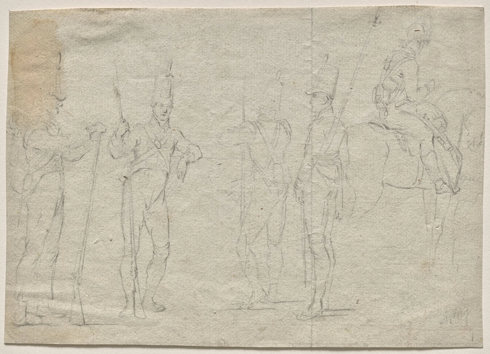 Soldiers, by Adolph von Menzel, 1804
