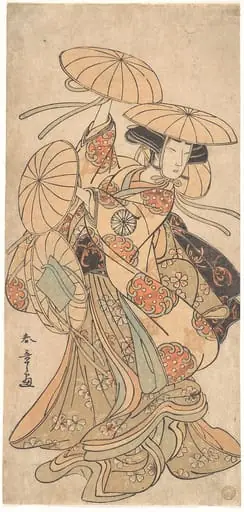 初代中村富十郎|Kabuki Actor Nakamura Tomijūrō I in a Female Dance Role