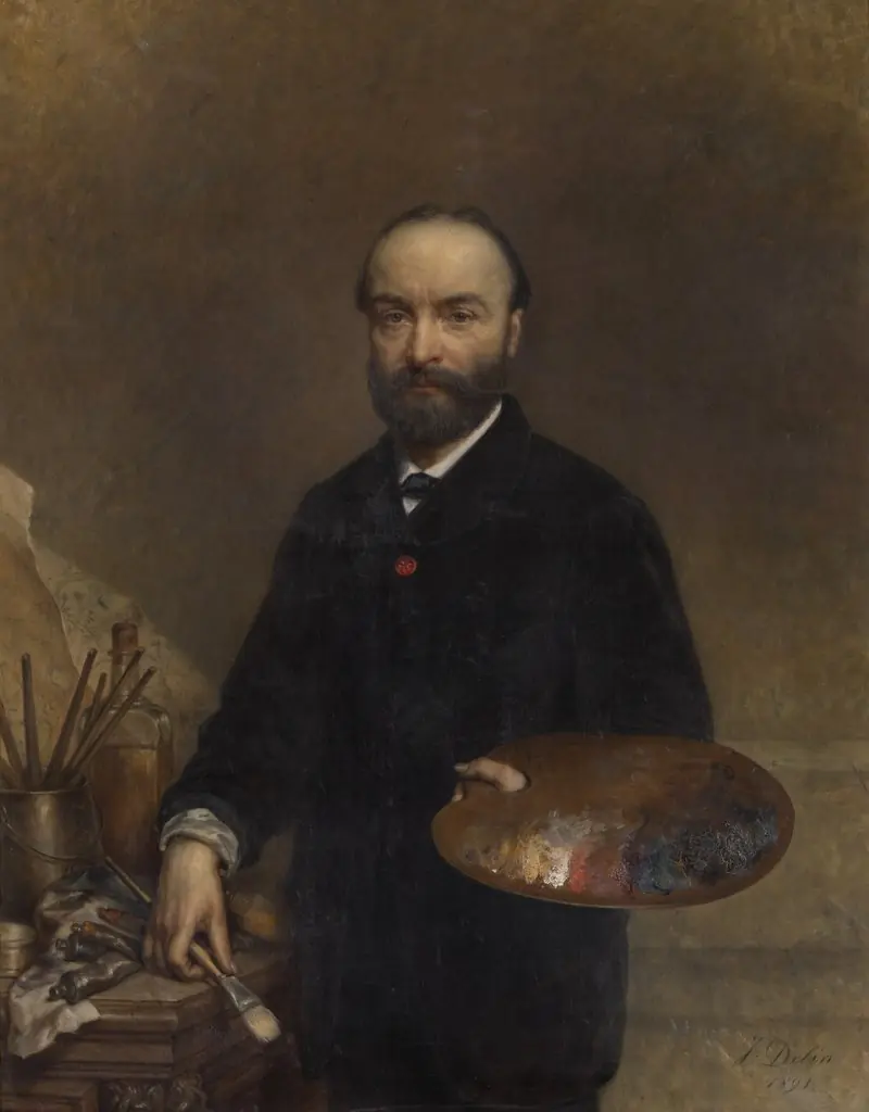 The Painter Charles Verlat