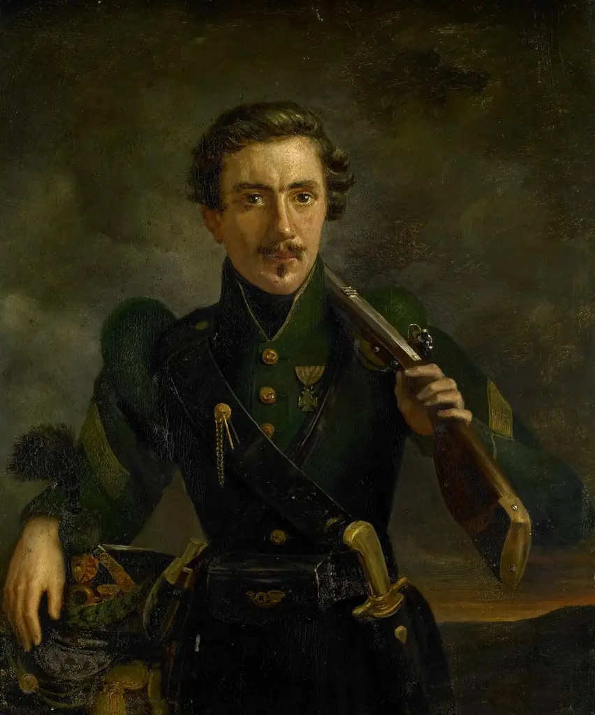 Self Portrait in the Uniform of the Jagers