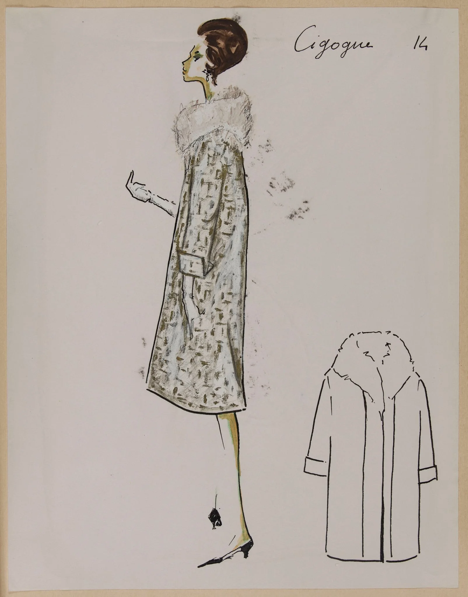 Cigogne, by Carven, 1960