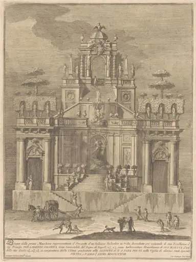 The Prima Macchina for the Chinea of 1778: A Countryside Belevedere with Hercules and Antaeus