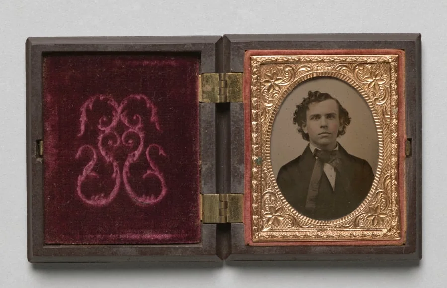 Portrait of a Young Man, by Unknown, 1855