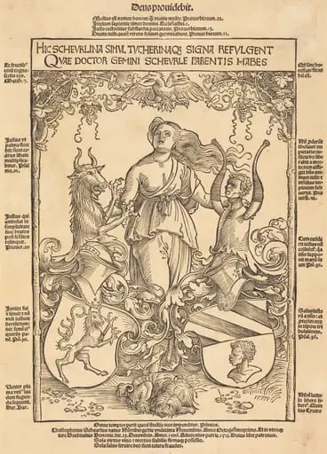 Coat of Arms of Scheurl and Tucher Families